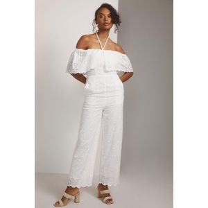 White Lace Jumpsuit (Size 0)